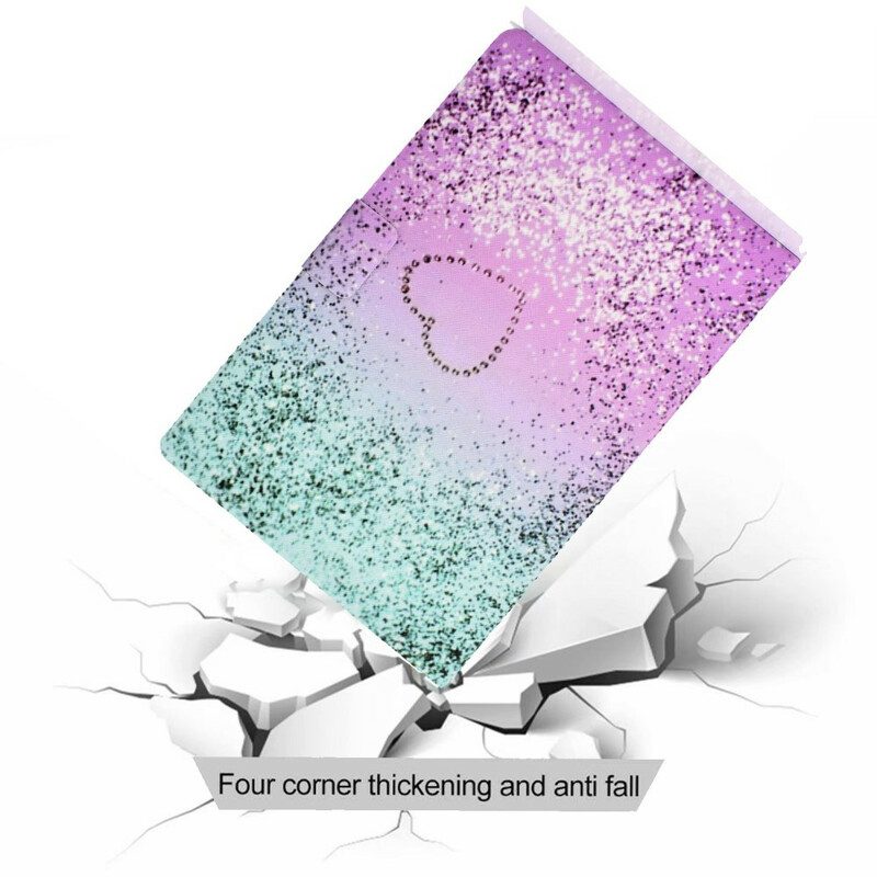 Folio-hoesje voor Samsung Galaxy Tab S6 Lite Glanzende Pailletten
