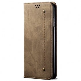 Folio-hoesje Honor Magic 6 Pro Telefoonhoesje Jeansstof