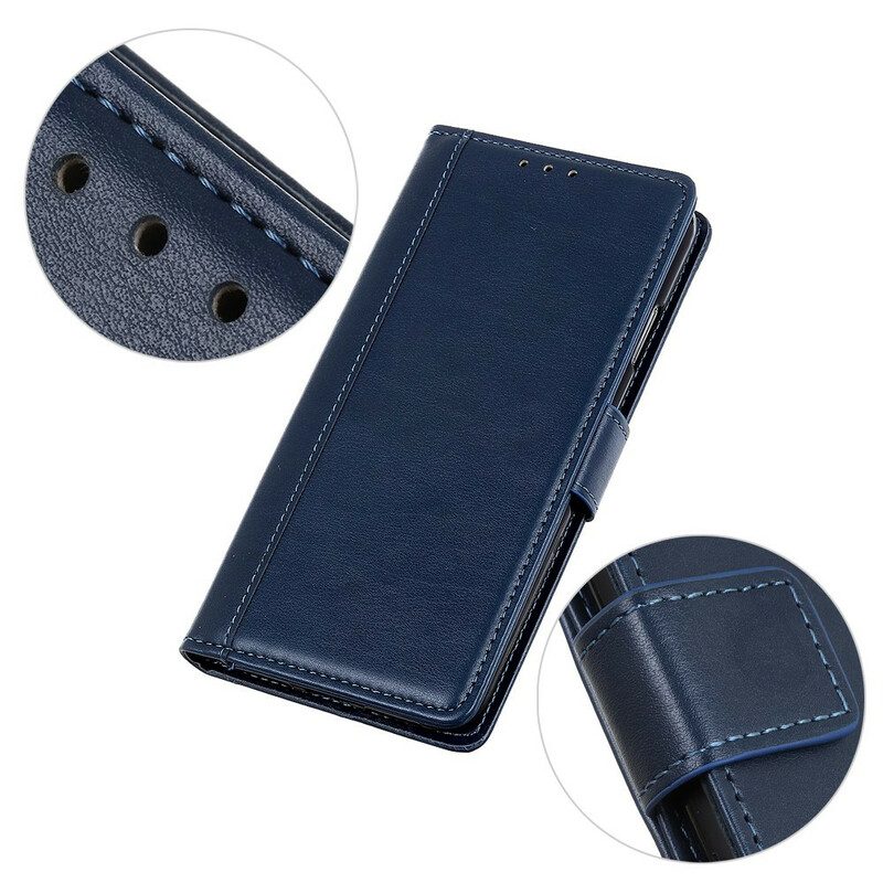 Folio-hoesje voor Xiaomi Redmi Note 9S / 9 Pro Gespleten Leerstijl