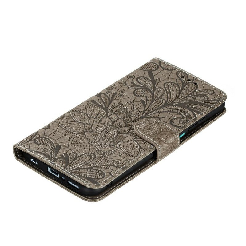 Folio-hoesje voor Xiaomi Redmi Note 9S / 9 Pro Tribale Bloemen