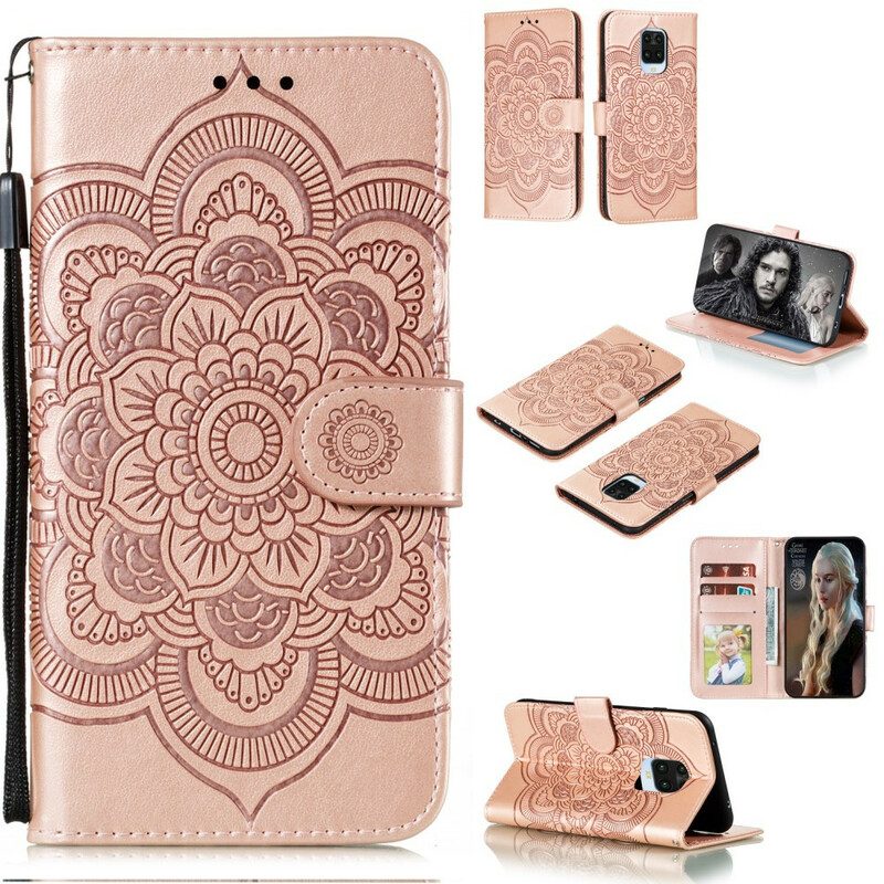 Folio-hoesje voor Xiaomi Redmi Note 9S / 9 Pro Volledige Mandala
