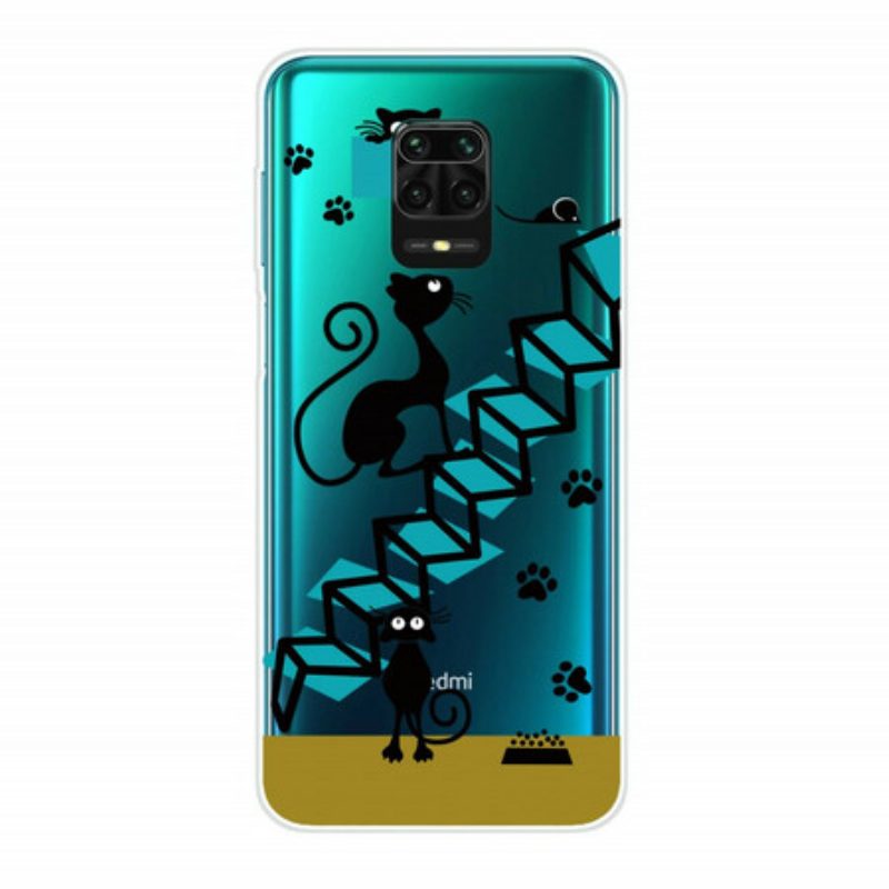 Hoesje voor Xiaomi Redmi Note 9S / 9 Pro Grappige Katten