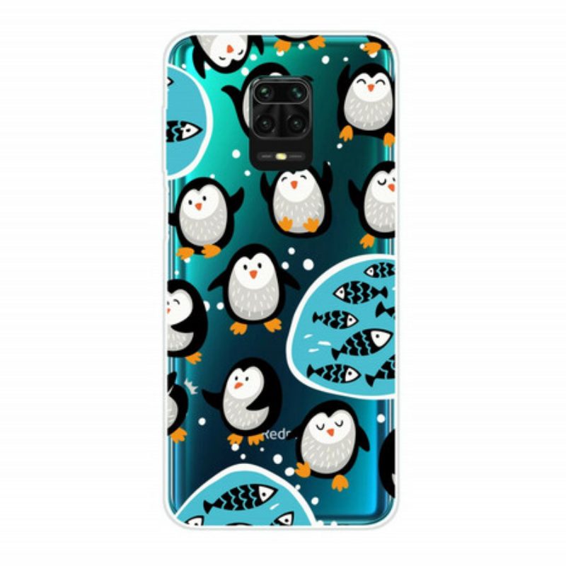 Hoesje voor Xiaomi Redmi Note 9S / 9 Pro Pinguïns