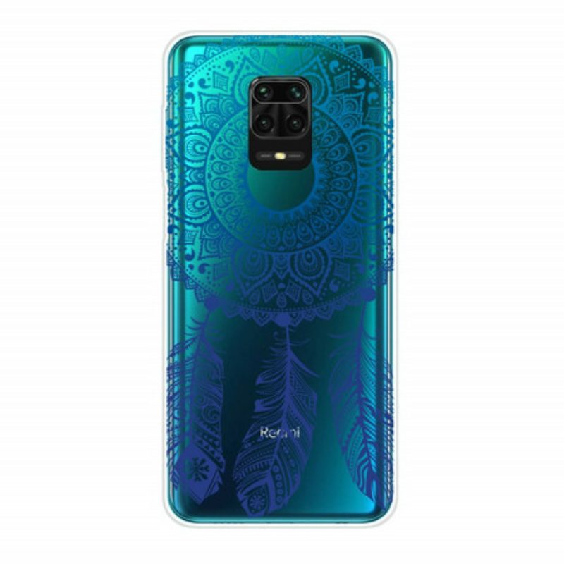 Telefoonhoesje voor Xiaomi Redmi Note 9S / 9 Pro Enkelbloemige Mandala