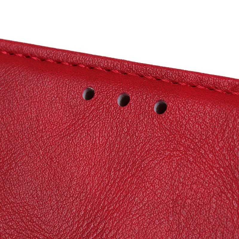 Folio-hoesje voor Sony Xperia Pro-I Decoratieve Knoop Van Imitatieleer