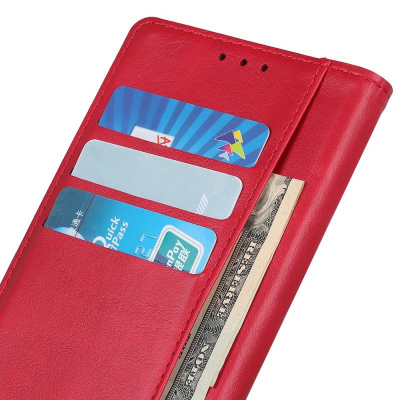 Folio-hoesje voor Sony Xperia Pro-I Decoratieve Knoop Van Imitatieleer