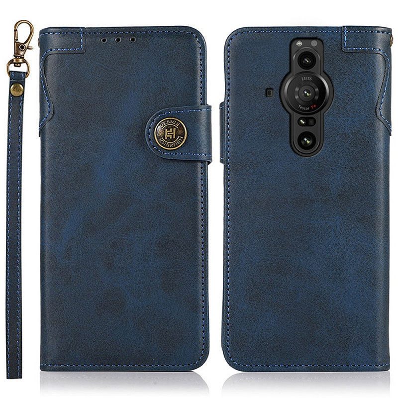Folio-hoesje voor Sony Xperia Pro-I Khazneh Magnetische Knop