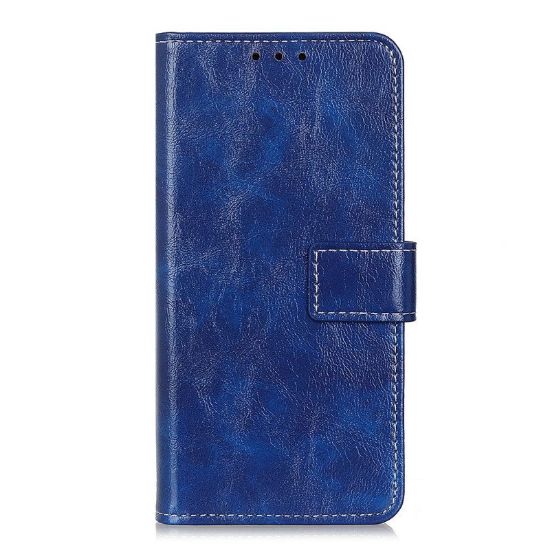 Leren Hoesje voor Sony Xperia Pro-I Glanzende En Zichtbare Naden