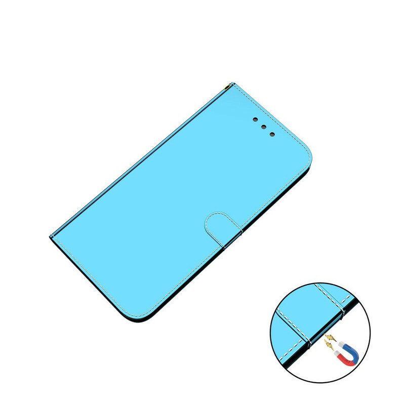Folio-hoesje voor Xiaomi Redmi 9 Spiegelhoes Van Imitatieleer