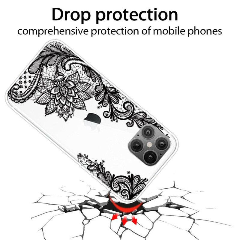 Hoesje voor iPhone 12 Mini Prachtig Kant