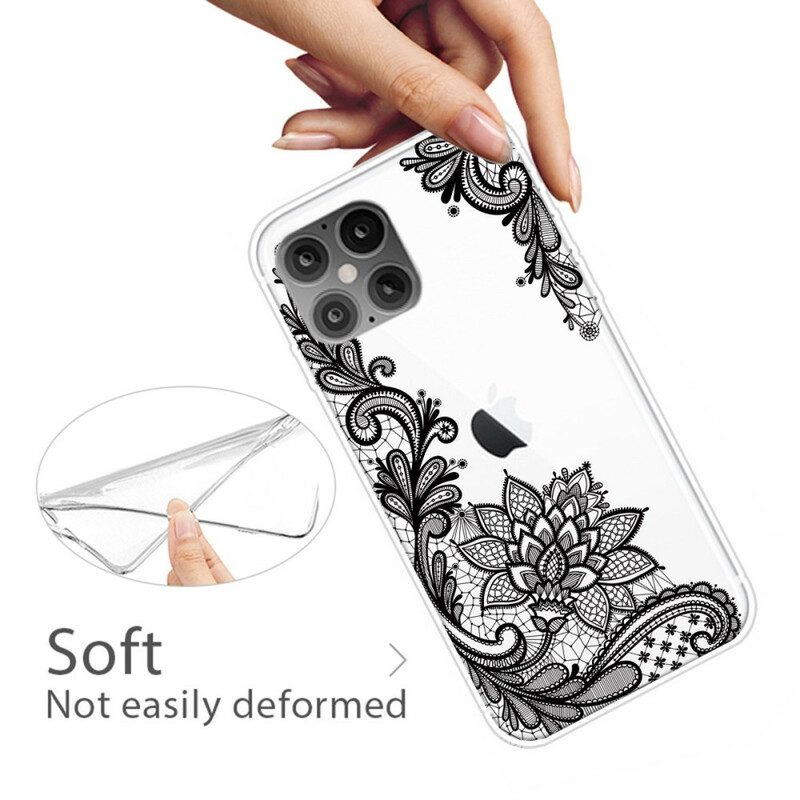 Hoesje voor iPhone 12 Mini Prachtig Kant