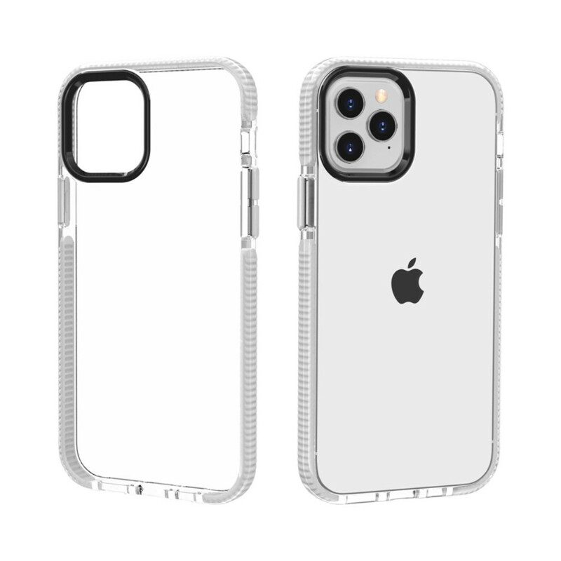 Hoesje voor iPhone 12 Mini Transparante Siliconen Randen