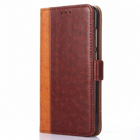 Folio-hoesje voor Xiaomi 13 Struisvogel Huidtextuur