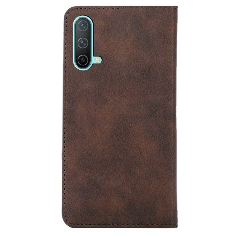 Bescherming Hoesje voor OnePlus Nord CE 5G Folio-hoesje Aanraking Van De Huid