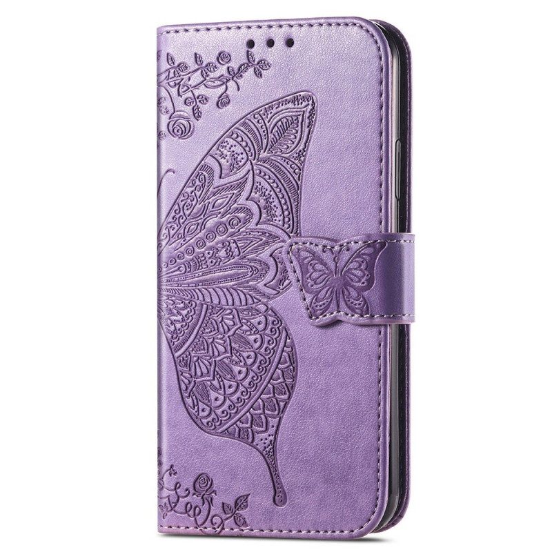 Folio-hoesje voor Samsung Galaxy A23 5G Barokke Vlinder