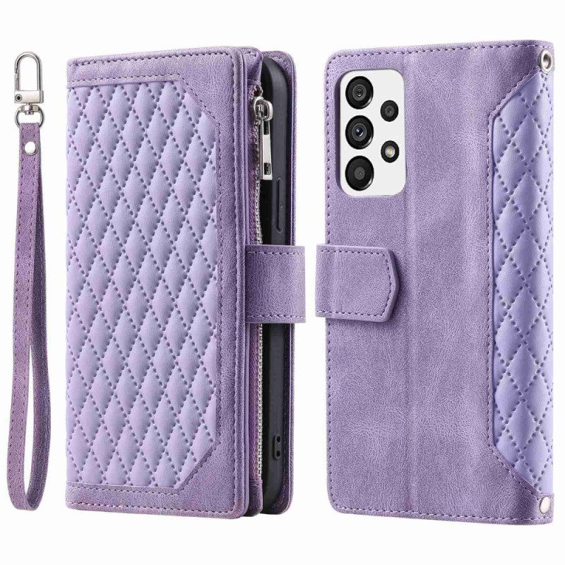 Folio-hoesje voor Samsung Galaxy A23 5G Portemonnee Leren Geoptimaliseerde Portfoliofuncties