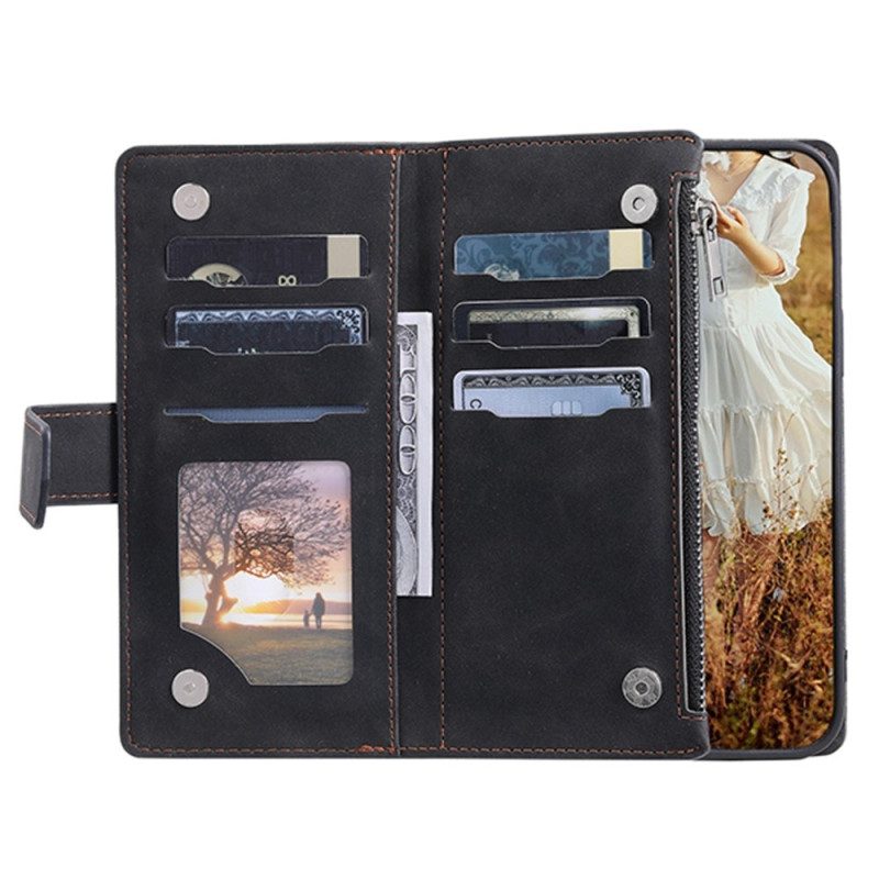 Folio-hoesje voor Samsung Galaxy A23 5G Portemonnee Leren Geoptimaliseerde Portfoliofuncties