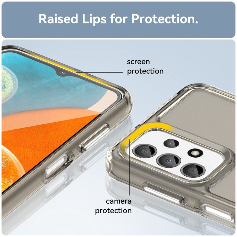 Hoesje voor Samsung Galaxy A23 5G Transparante Candy-serie