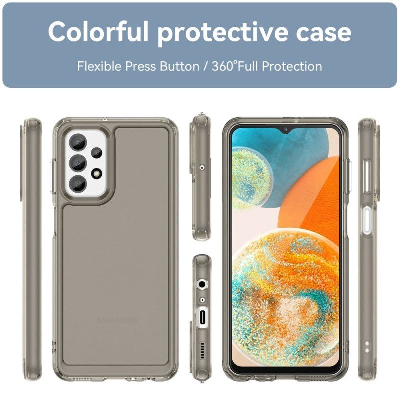Hoesje voor Samsung Galaxy A23 5G Transparante Candy-serie
