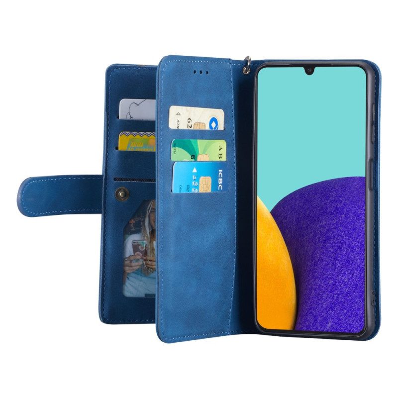 Leren Hoesje voor Samsung Galaxy A23 5G Kunstleer 9 Casedance Kaarthouder