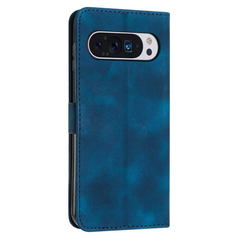 Folio-hoesje Google Pixel 9 Pro Xl Telefoonhoesje Driehoekenpatroon