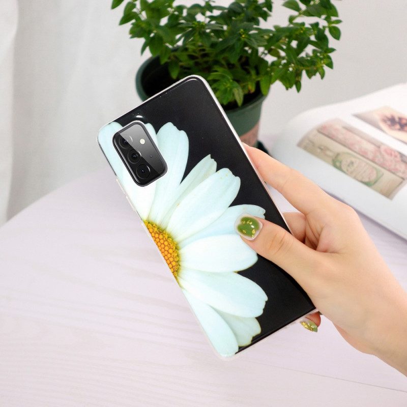 Hoesje voor Samsung Galaxy A72 4G / A72 5G Fluorescerende Bloemenserie