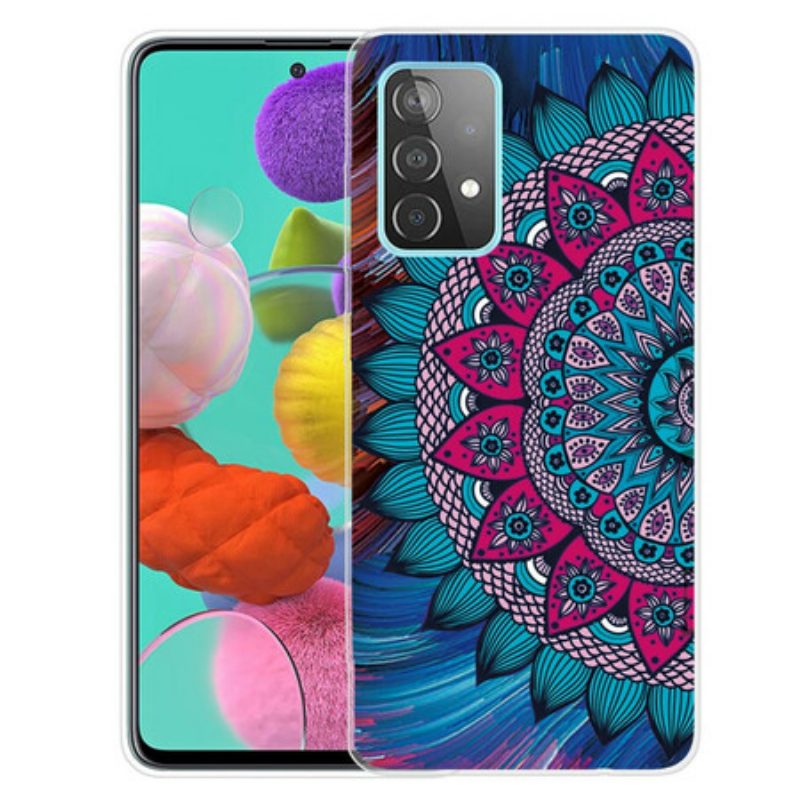 Hoesje voor Samsung Galaxy A72 4G / A72 5G Kleurrijke Mandala