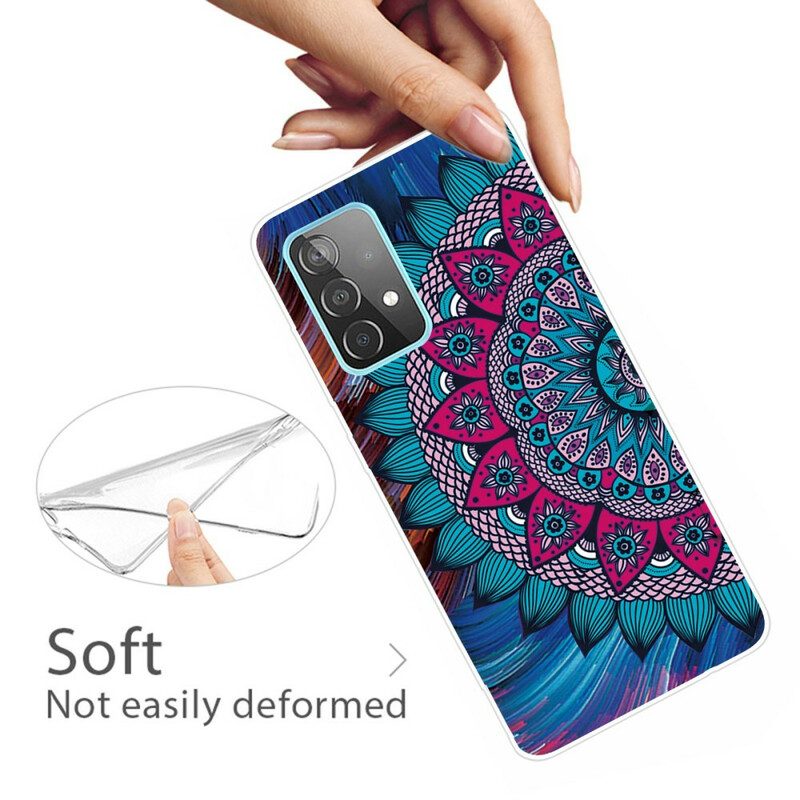 Hoesje voor Samsung Galaxy A72 4G / A72 5G Kleurrijke Mandala