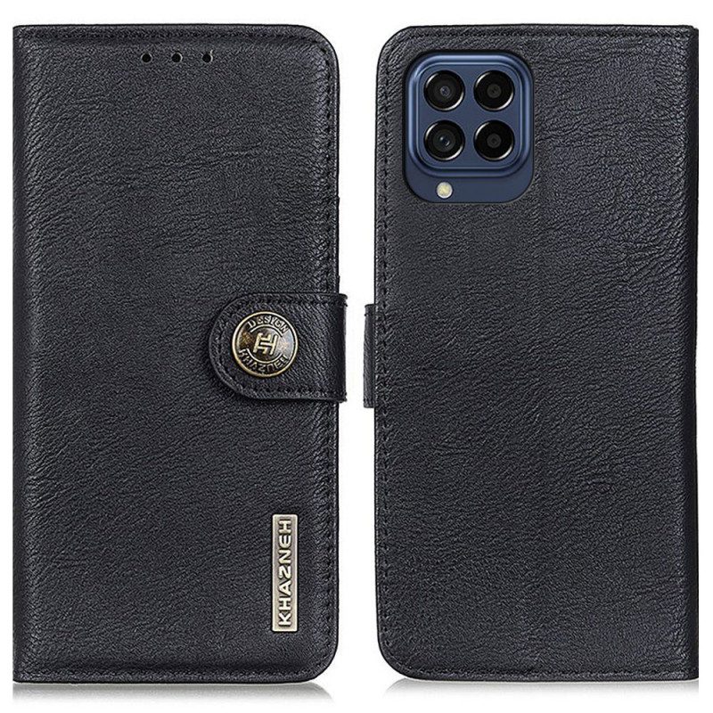Flip Case voor Samsung Galaxy M53 5G Imitatieleer Khazneh