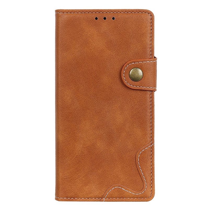 Folio-hoesje voor Samsung Galaxy M53 5G Artistieke Knop
