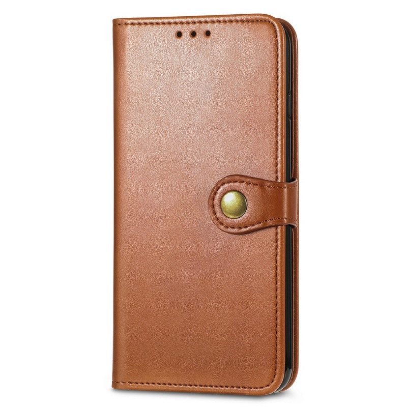 Folio-hoesje voor Samsung Galaxy M53 5G Magnetische Knop