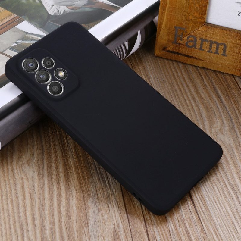 Hoesje voor Samsung Galaxy M53 5G Vloeibare Siliconen Met Lanyard
