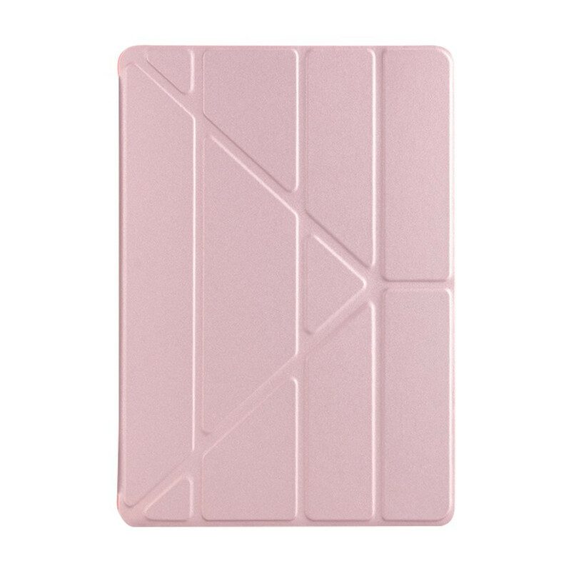 Bescherming Hoesje voor iPad 10.2" (2020) (2019) Origami Van Kunstleer