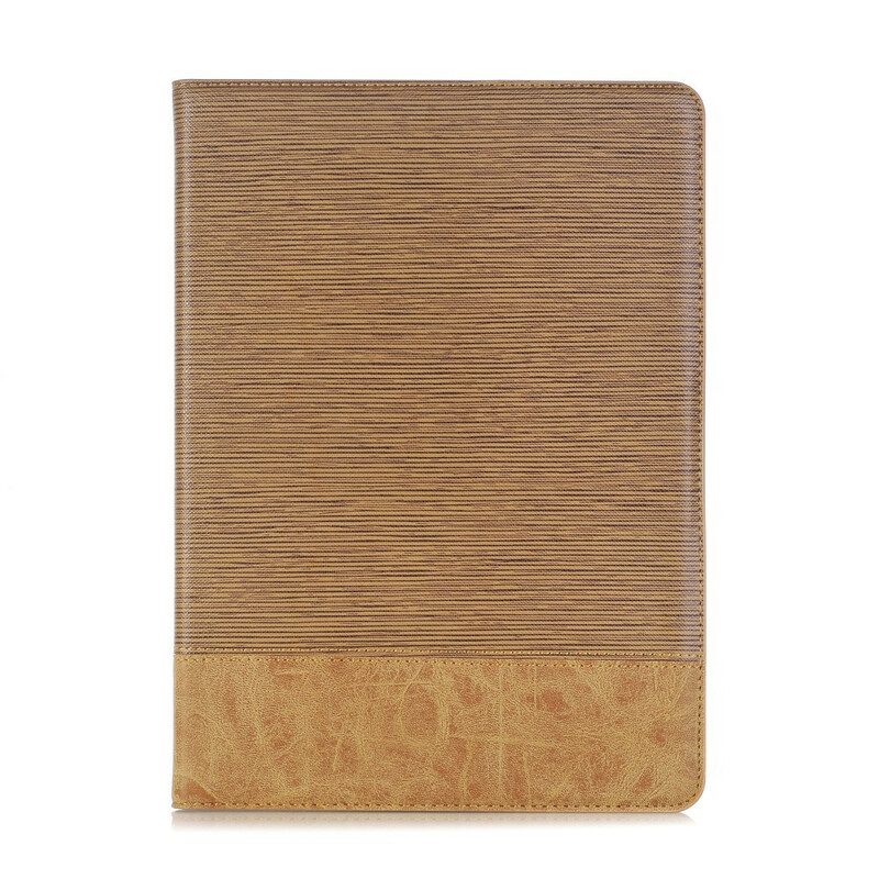 Cover voor iPad 10.2" (2020) (2019) Tweekleurig Getextureerd
