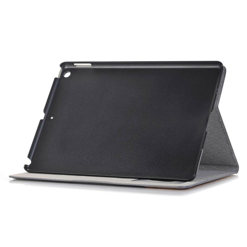 Cover voor iPad 10.2" (2020) (2019) Tweekleurig Getextureerd