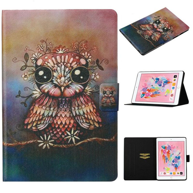 Folio-hoesje voor iPad 10.2" (2020) (2019) Artistieke Uil