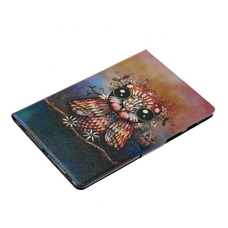 Folio-hoesje voor iPad 10.2" (2020) (2019) Artistieke Uil