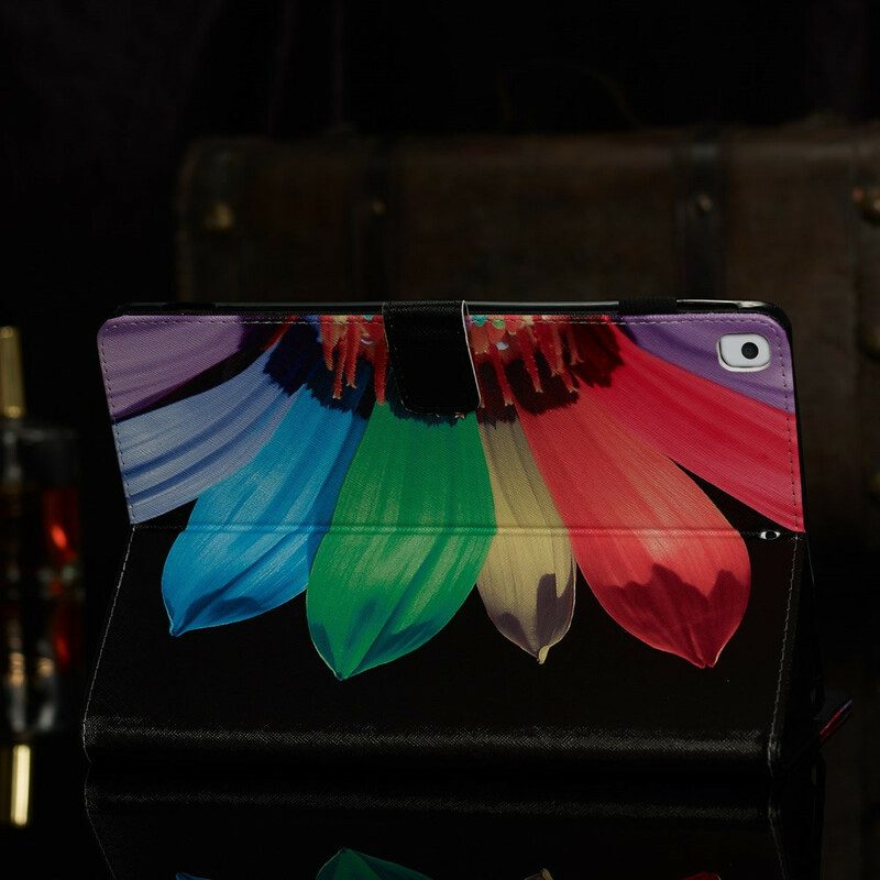 Leren Hoesje voor iPad 10.2" (2020) (2019) Bloem Kleur