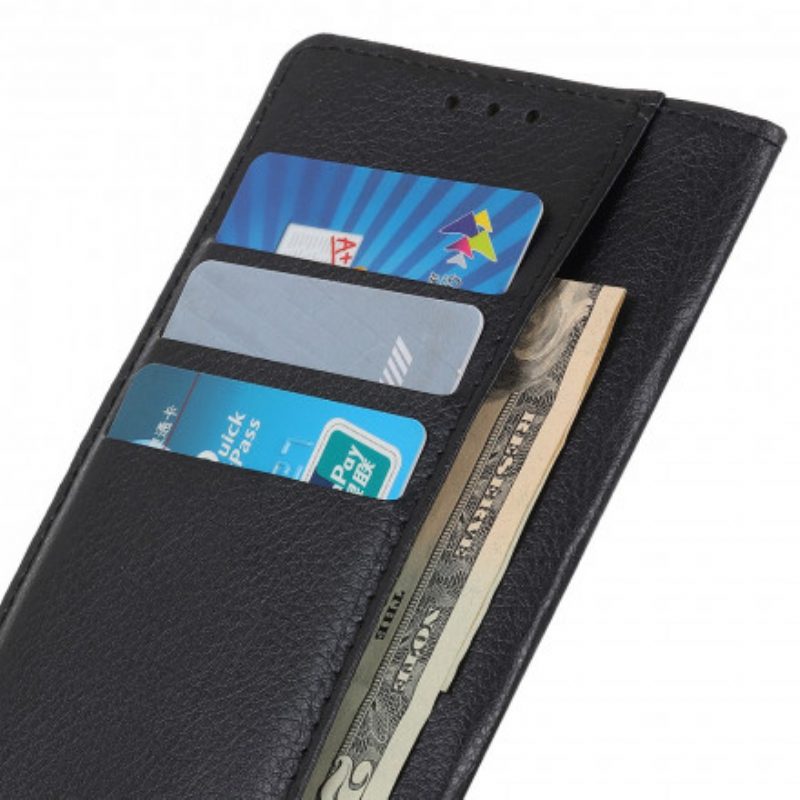 Leren Hoesje voor Poco X3 / X3 Pro / X3 NFC Lychee Kunstleer