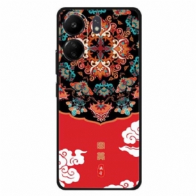Case Hoesje Poco C65 Telefoonhoesje Rode Rijkdom