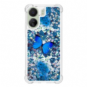 Hoesje Poco C65 Paillettenpatroon