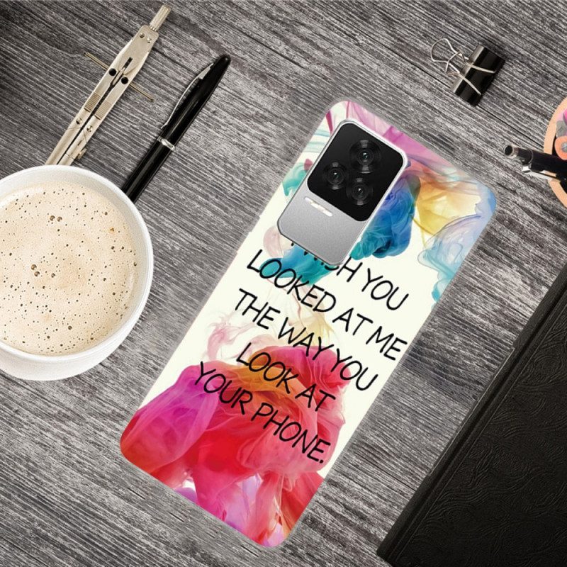 Hoesje voor Poco F4 Siliconen Die Ik Wens