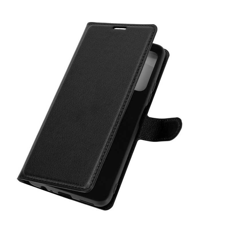 Folio-hoesje voor Honor 10X Lite Klassieke Lychee