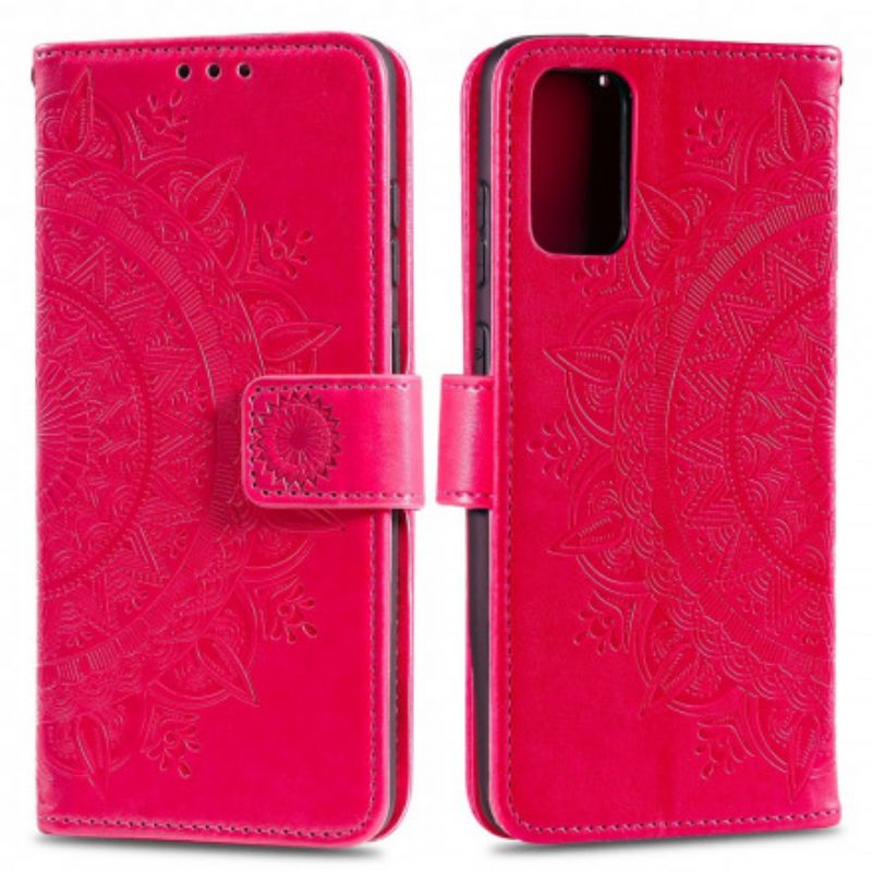 Folio-hoesje voor Honor 10X Lite Zon Mandala