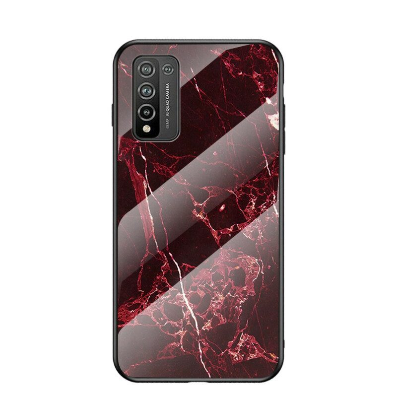 Hoesje voor Honor 10X Lite Premium Kleur Gehard Glas