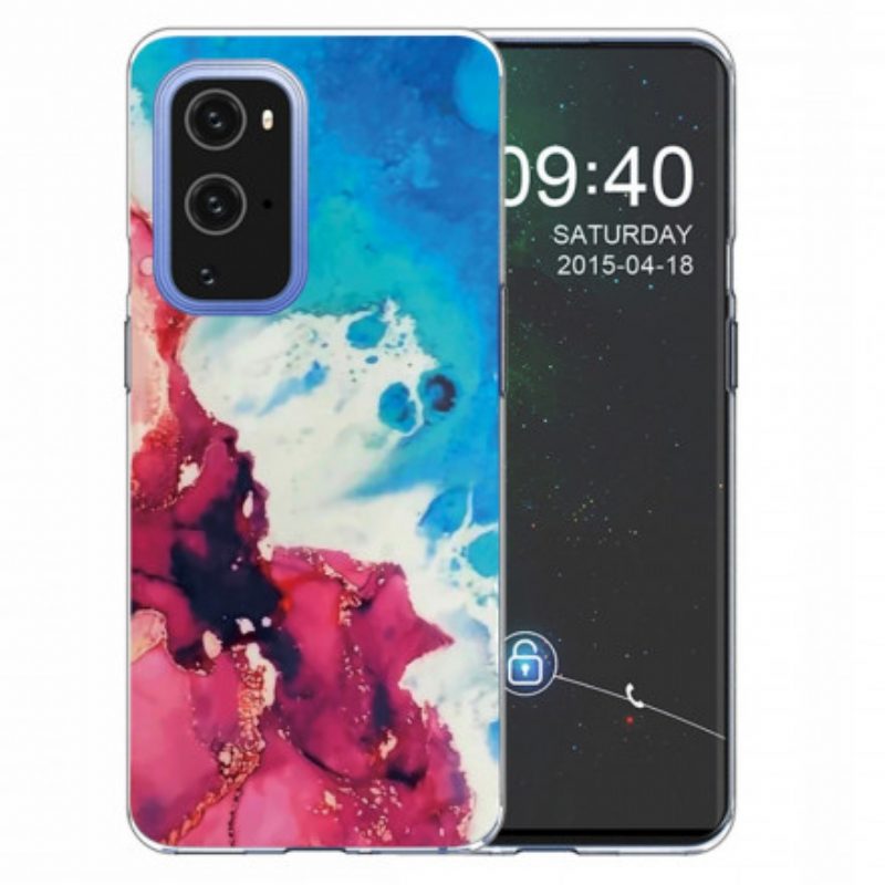 Telefoonhoesje voor OnePlus 9 Pro Fantasie Marmer