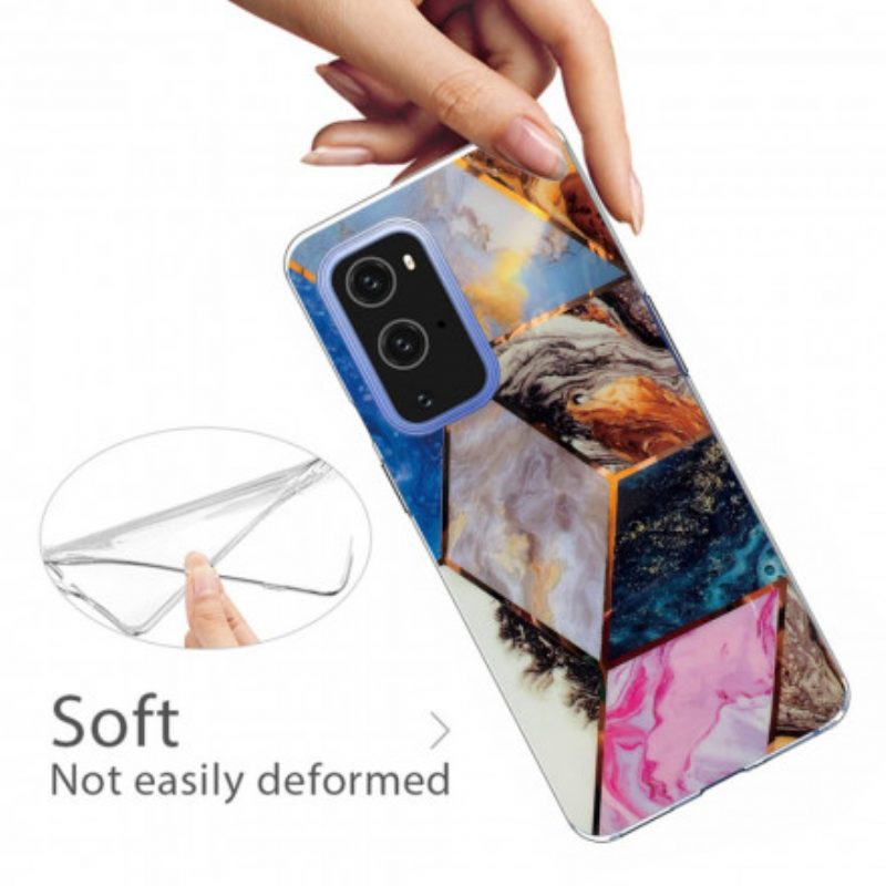 Telefoonhoesje voor OnePlus 9 Pro Fantasie Marmer