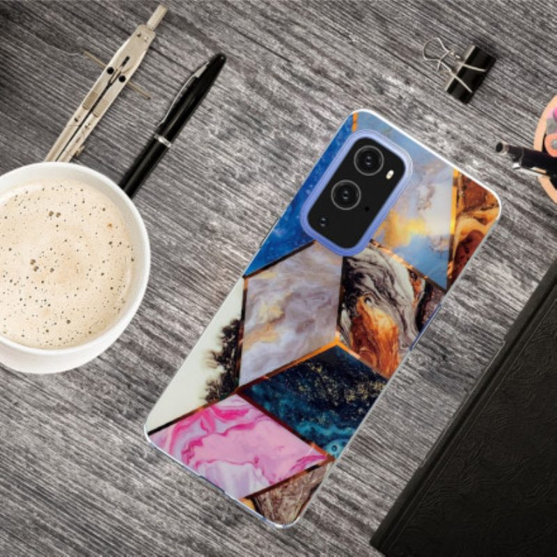 Telefoonhoesje voor OnePlus 9 Pro Fantasie Marmer