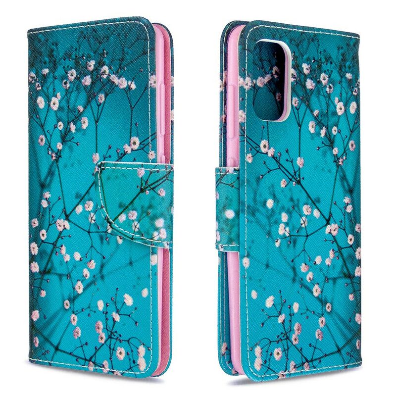 Folio-hoesje voor Samsung Galaxy A41 Bloeiende Boom
