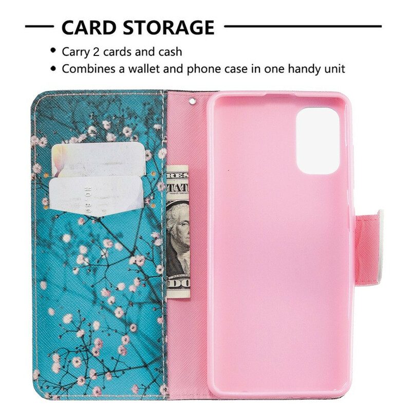 Folio-hoesje voor Samsung Galaxy A41 Bloeiende Boom